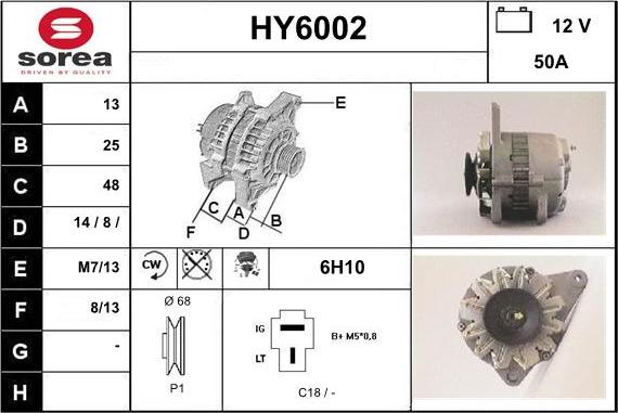 Sera HY6002 - Alternateur cwaw.fr