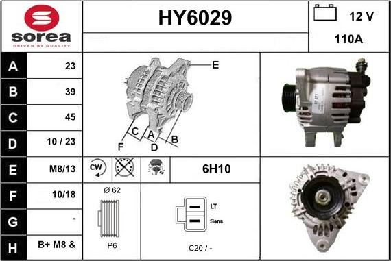 Sera HY6029 - Alternateur cwaw.fr