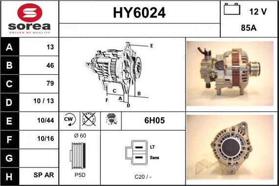 Sera HY6024 - Alternateur cwaw.fr