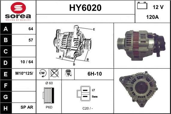 Sera HY6020 - Alternateur cwaw.fr