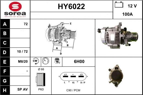 Sera HY6022 - Alternateur cwaw.fr