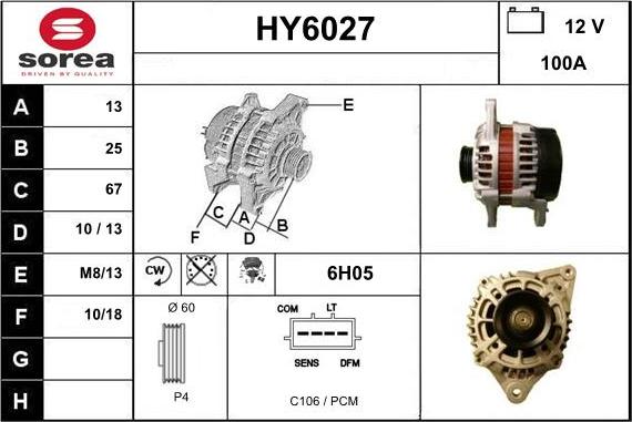 Sera HY6027 - Alternateur cwaw.fr