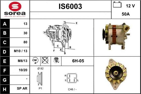 Sera IS6003 - Alternateur cwaw.fr