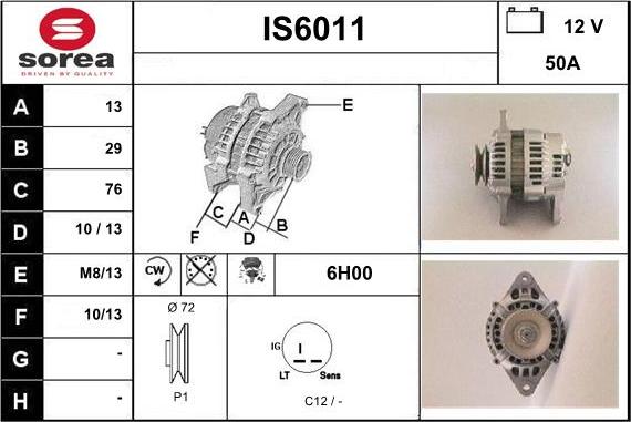 Sera IS6011 - Alternateur cwaw.fr