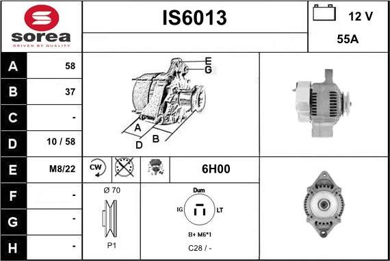 Sera IS6013 - Alternateur cwaw.fr