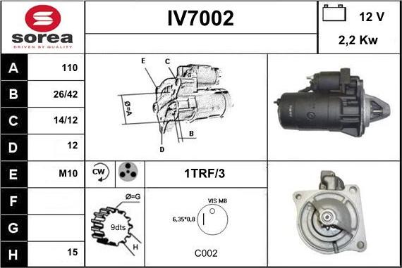 Sera IV7002 - Démarreur cwaw.fr