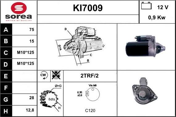 Sera KI7009 - Démarreur cwaw.fr