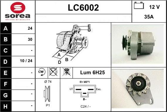 Sera LC6002 - Alternateur cwaw.fr