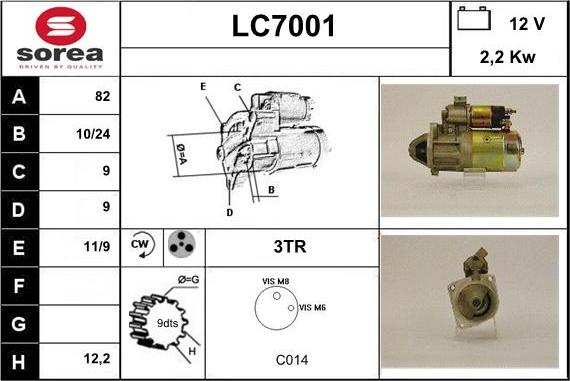 Sera LC7001 - Démarreur cwaw.fr