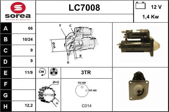 Sera LC7008 - Démarreur cwaw.fr