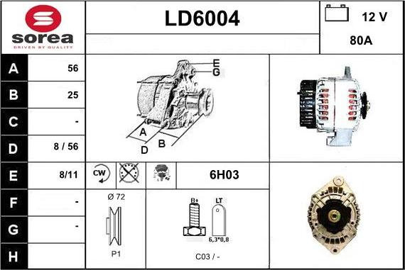 Sera LD6004 - Alternateur cwaw.fr