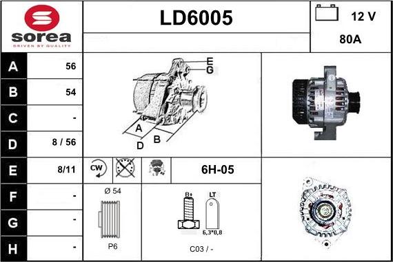 Sera LD6005 - Alternateur cwaw.fr