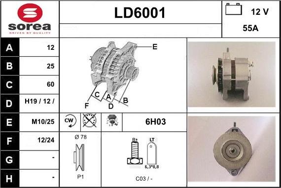 Sera LD6001 - Alternateur cwaw.fr