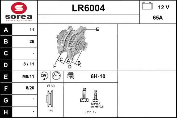 Sera LR6004 - Alternateur cwaw.fr