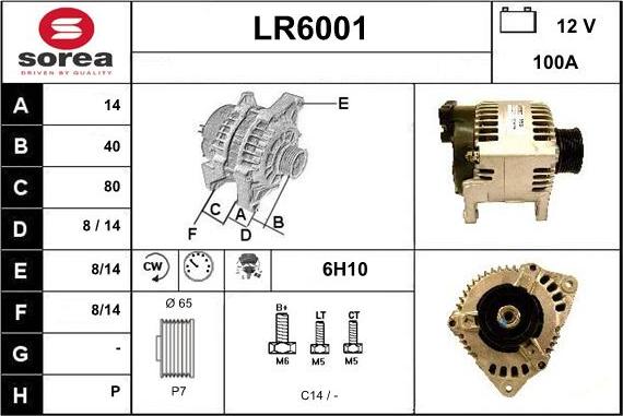 Sera LR6001 - Alternateur cwaw.fr