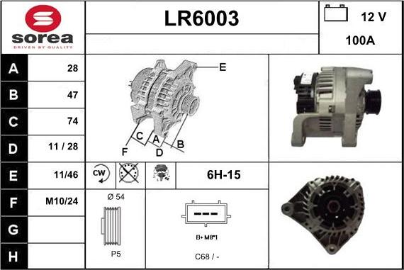 Sera LR6003 - Alternateur cwaw.fr