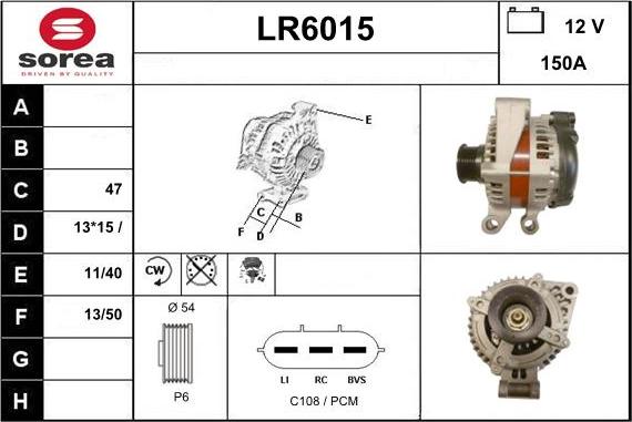 Sera LR6015 - Alternateur cwaw.fr