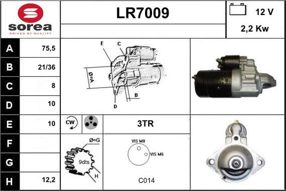 Sera LR7009 - Démarreur cwaw.fr