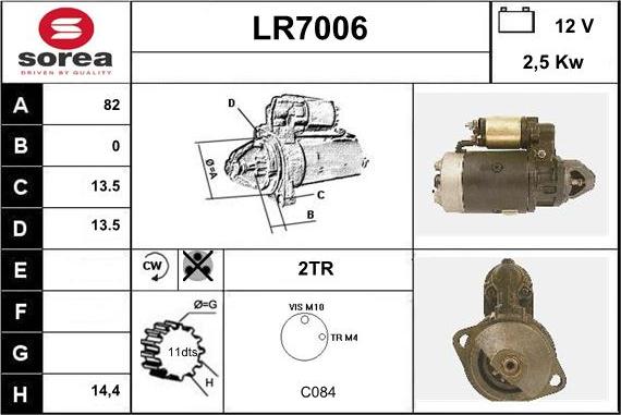 Sera LR7006 - Démarreur cwaw.fr