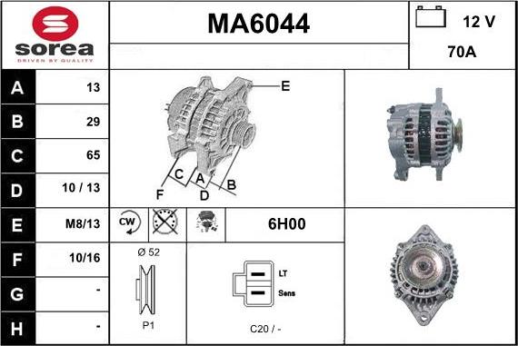 Sera MA6044 - Alternateur cwaw.fr