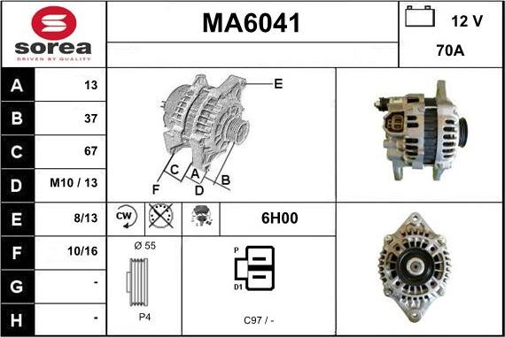 Sera MA6041 - Alternateur cwaw.fr