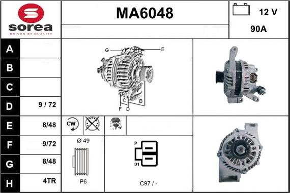 Sera MA6048 - Alternateur cwaw.fr