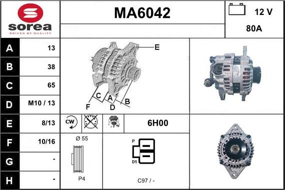 Sera MA6042 - Alternateur cwaw.fr