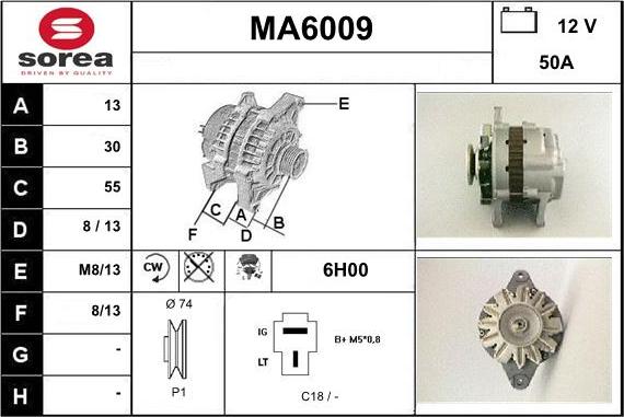 Sera MA6009 - Alternateur cwaw.fr