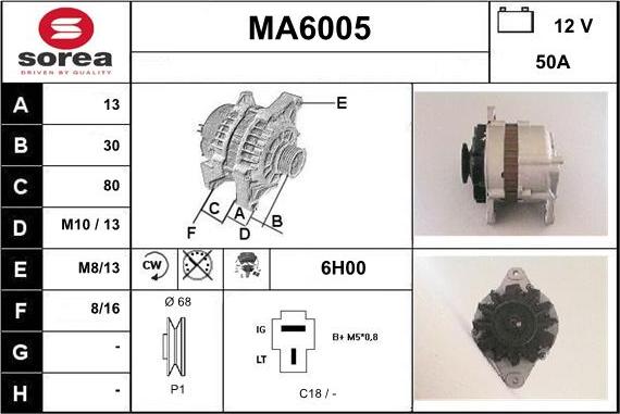 Sera MA6005 - Alternateur cwaw.fr