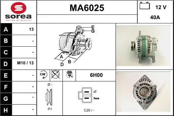 Sera MA6025 - Alternateur cwaw.fr