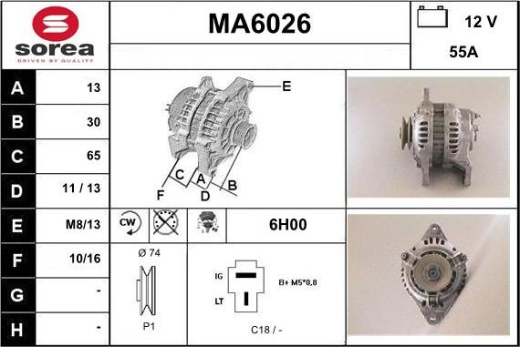 Sera MA6026 - Alternateur cwaw.fr