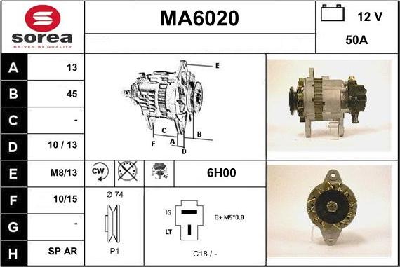 Sera MA6020 - Alternateur cwaw.fr