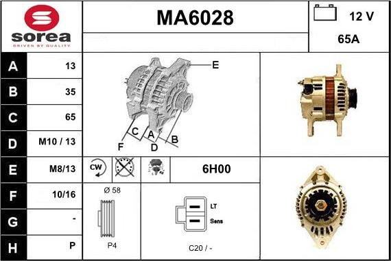 Sera MA6028 - Alternateur cwaw.fr