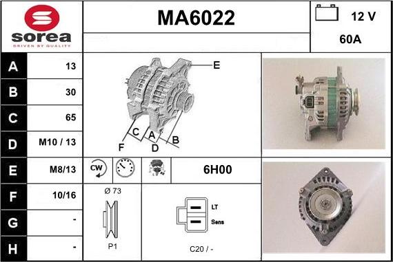 Sera MA6022 - Alternateur cwaw.fr