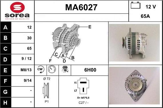 Sera MA6027 - Alternateur cwaw.fr