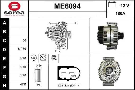 Sera ME6094 - Alternateur cwaw.fr