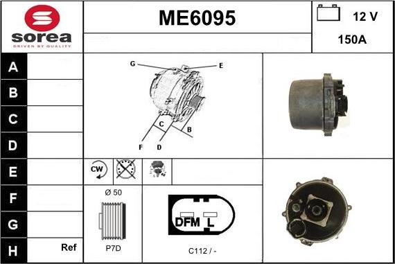 Sera ME6095 - Alternateur cwaw.fr