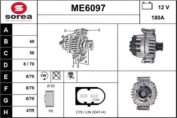 Sera ME6097 - Alternateur cwaw.fr