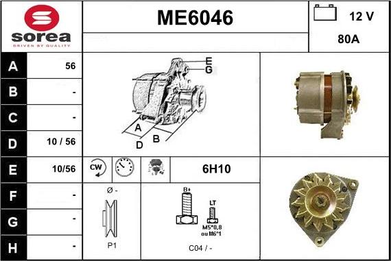 Sera ME6046 - Alternateur cwaw.fr