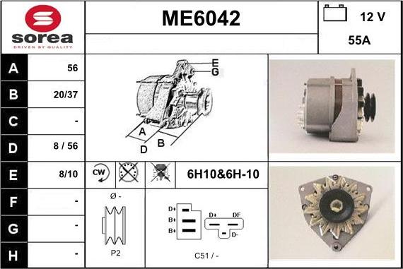 Sera ME6042 - Alternateur cwaw.fr