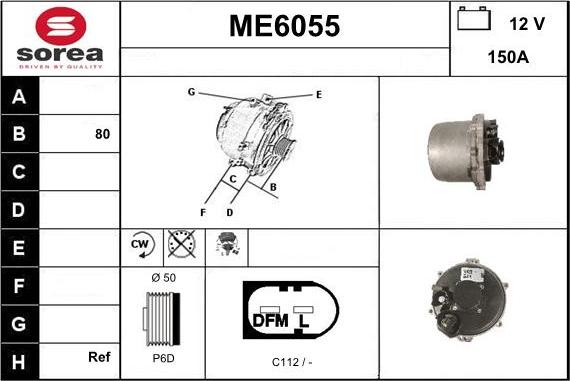 Sera ME6055 - Alternateur cwaw.fr