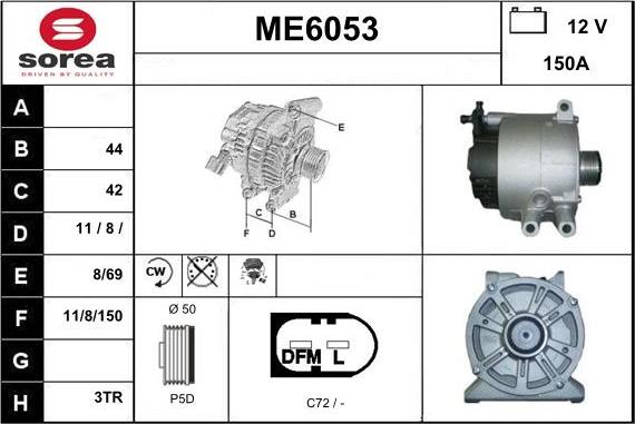 Sera ME6053 - Alternateur cwaw.fr