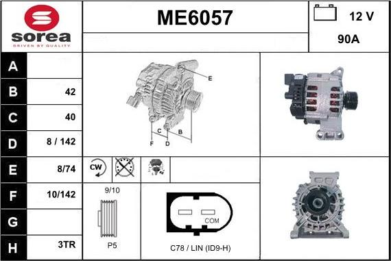 Sera ME6057 - Alternateur cwaw.fr