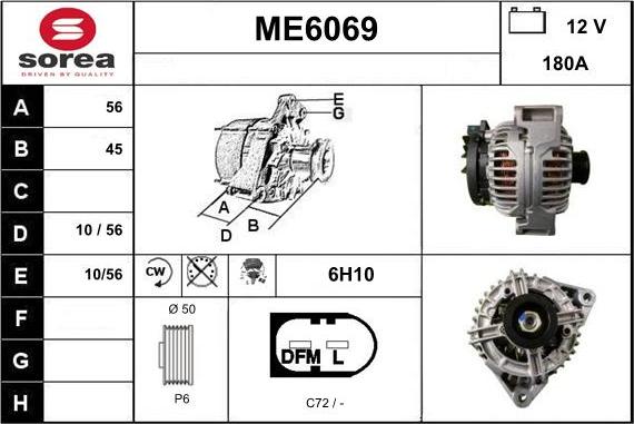 Sera ME6069 - Alternateur cwaw.fr