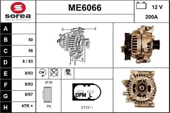 Sera ME6066 - Alternateur cwaw.fr