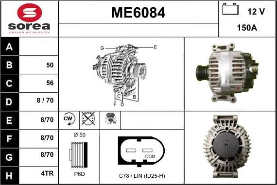 Sera ME6084 - Alternateur cwaw.fr