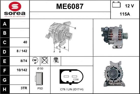 Sera ME6087 - Alternateur cwaw.fr