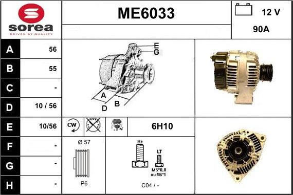 Sera ME6033 - Alternateur cwaw.fr