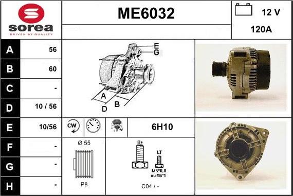 Sera ME6032 - Alternateur cwaw.fr