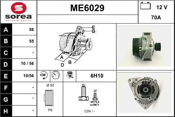 Sera ME6029 - Alternateur cwaw.fr